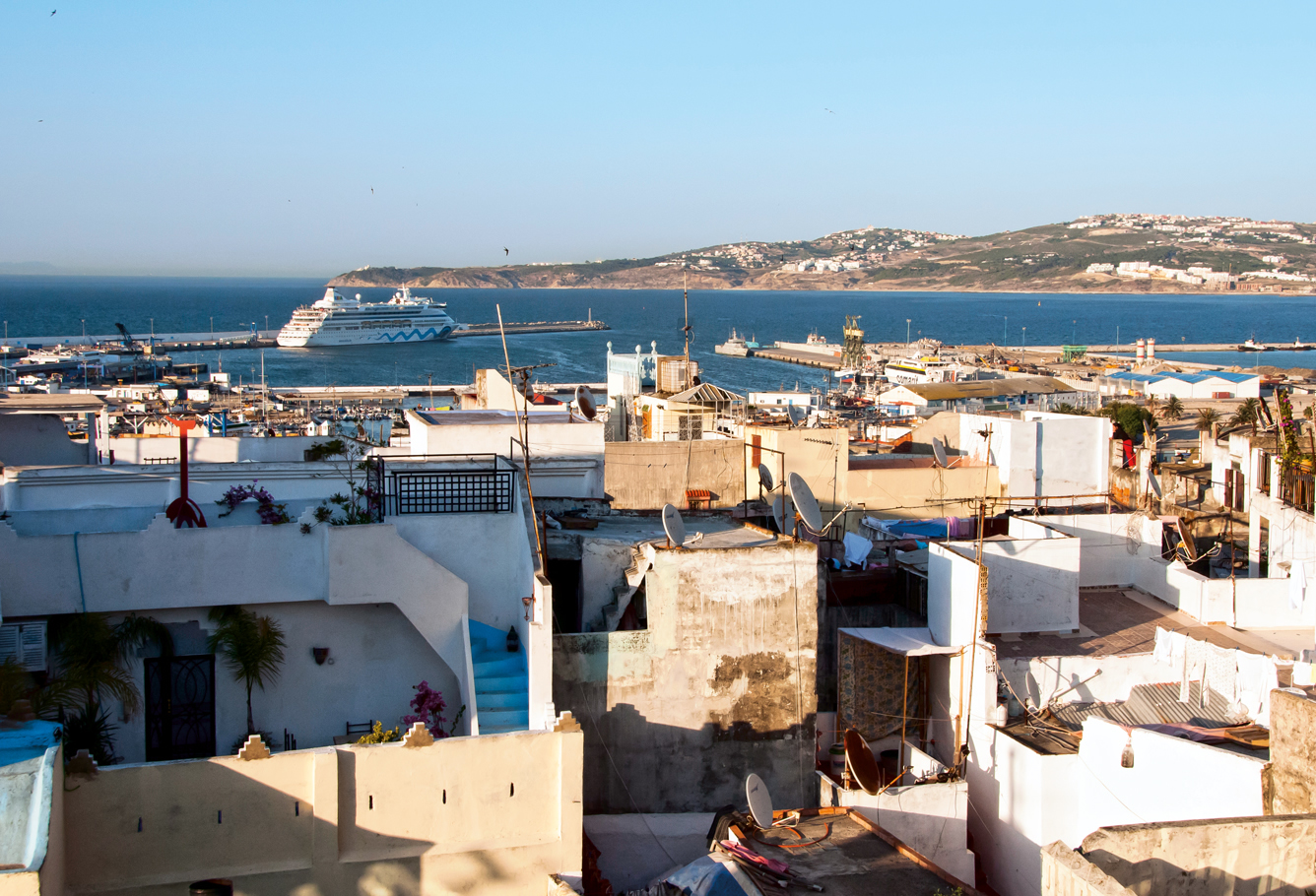 The Legation&rsquo;s terrace looks out on the strategic harbor that connects Morocco to both the Mediterranean and the Atlantic.