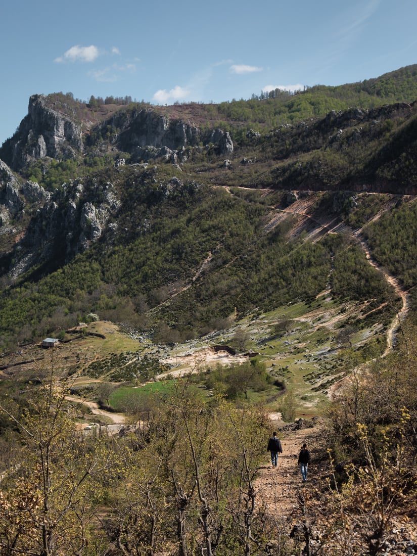 Rugged hills around Dardhë, west of the Macedonian border, may have been in the mind of Anna Comnena, an 11th-century Byzantine princess who wrote about “those winding paths through that impassable region.”