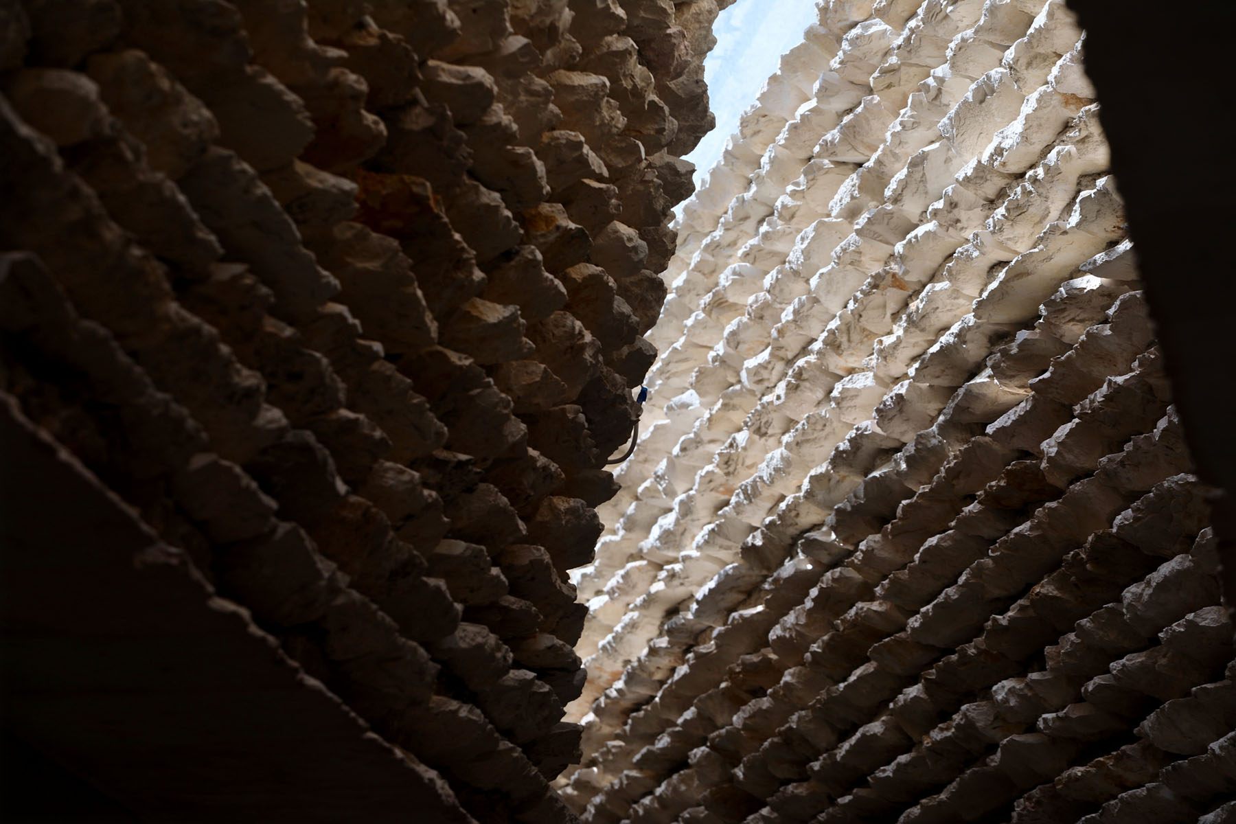 The rough and unfinished stones that populate the&nbsp;Royal Academy for Nature Conservation&nbsp;often cause confusion among visitors as many believe that the structure is unfinished.