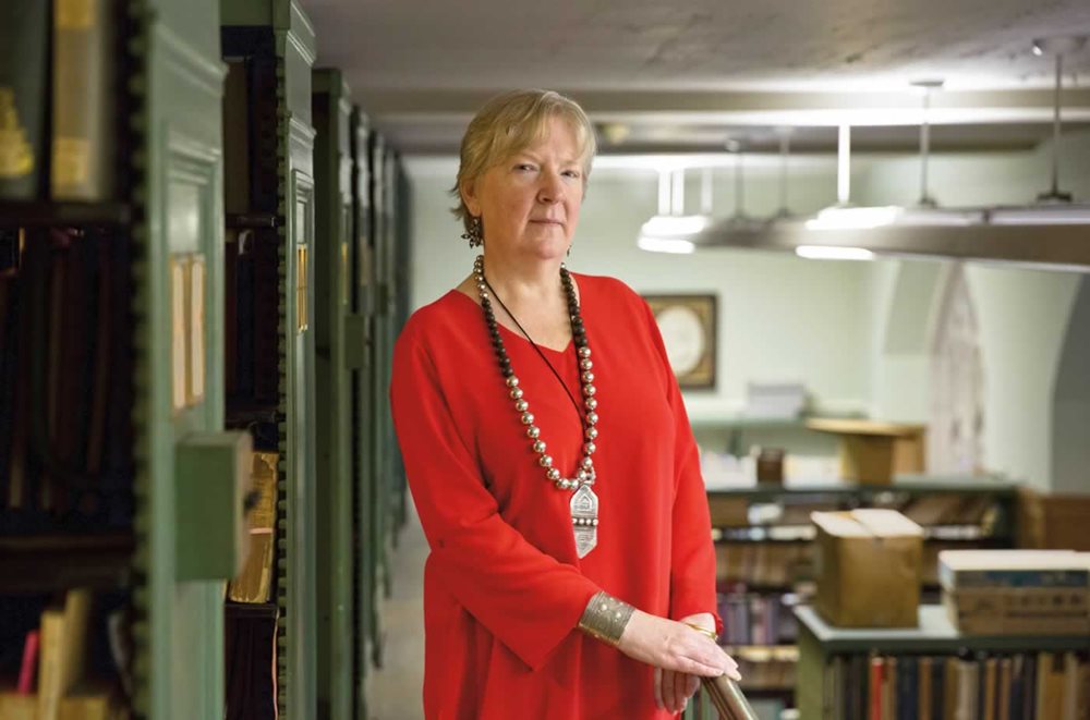 Roberta Dougherty not only oversees Yale's Arabic and Near Eastern languages collection, but also organized the 2016 celebration that marked the 175th anniversary of Yale's appointment of Edward E. Salisbury to the school's Arabic and Sanskrit Languages professorship.