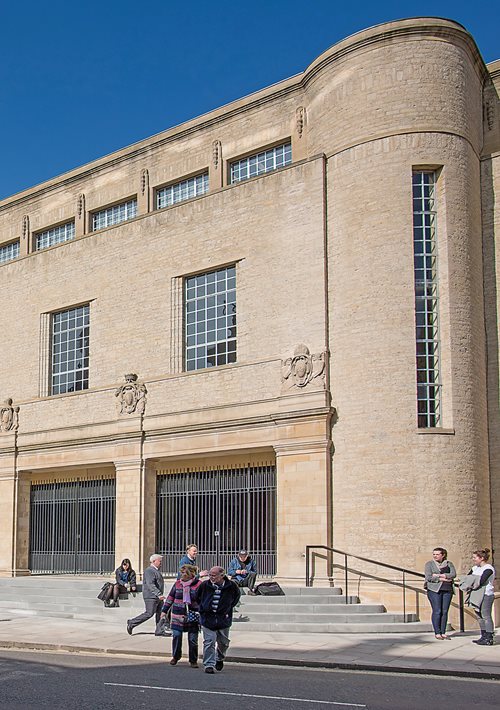 The Weston Library of Oxford University’s Bodleian Libraries Group holds many special collections.