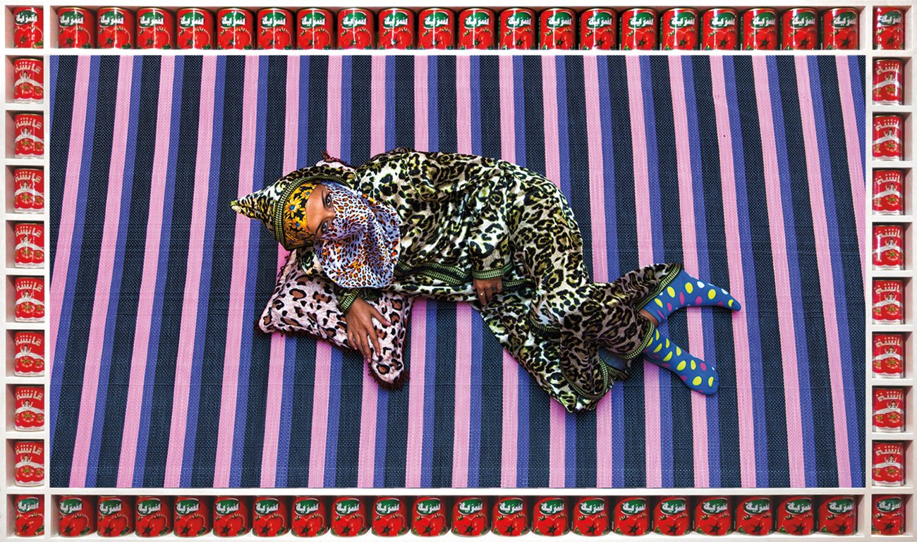 Hassan Hajjaj Alia Ali,” untitled series, 2014/1435, framed photography.