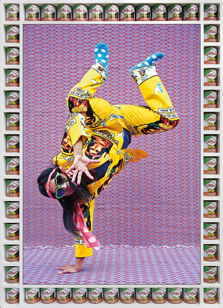 Hassan Hajjaj “Rilene,” My Rockstars series, 2013/1431, framed photography. 