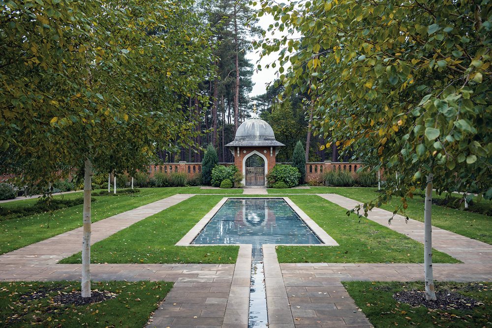 Third stop on the trail, the Woking Muslim War Cemetery was commissioned during World War I after Maulvi Sadr-ud-Din, a missionary from Lahore who attended the Shah Jahan Mosque, proposed a final resting place for British Muslim soldiers who had made the ultimate sacrifice in service of king and country. Its site was chosen for its proximity to the Shah Jahan Mosque. In 1969 the graves were moved to the larger Brookwood Military Cemetery, and in 2015 the space was rededicated as the Muslim War Cemetery Peace Garden. 