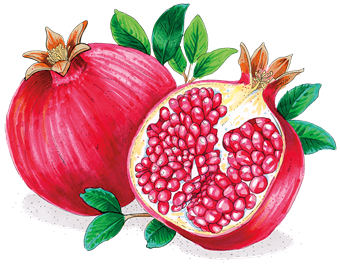 pomegranates