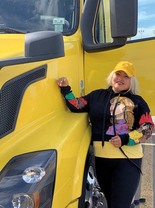 “’You should sit home and birth babies and cook.’ Everybody talked to me like that. It’s so heavy when women start in the trucking business. ... I’m just keeping positive.”
—Arailym Mergenova