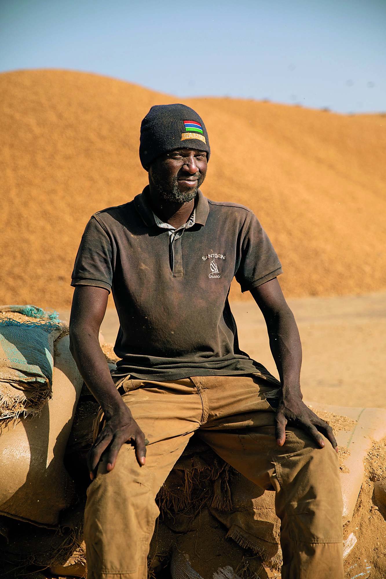 Third-generation groundnut farmer and owner of three of Gambia’s nine largest groundnut processing factories, Tamsir Saho sells from Banjul to Beijing. 