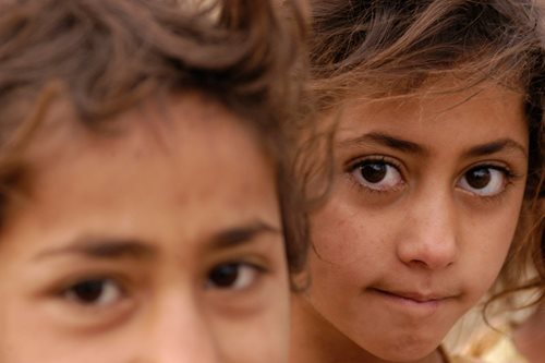 A girl who gave her name as Israh.