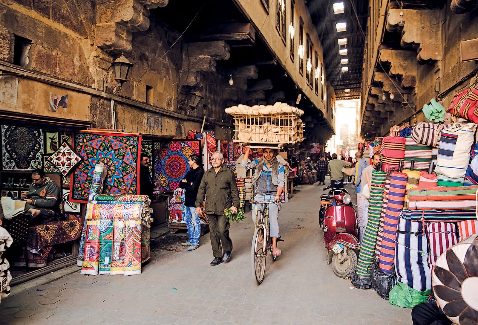 The Street of the Tentmakers remains a working and trading center, which makes observing its activity most exciting.